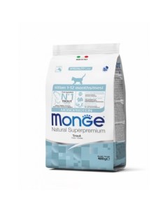 Сухой корм для котят Cat Monoprotein с форелью 0 4 кг Monge