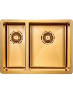 Кухонная мойка Annex 60 R брашированное золото Paulmark