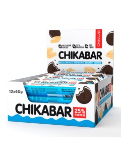 Протеиновый батончик Chikabar Печенье с кремом 12 шт Chikalab