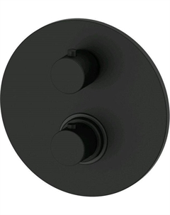 Смеситель для душа Light LIQ018NO со встраиваемой частью чёрный матовый Paffoni