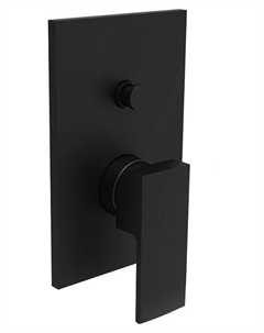 Смеситель для душа Elle EL015NO/M со встраиваемой частью чёрный матовый Paffoni