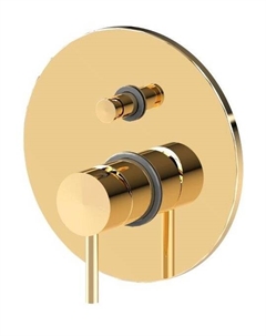 Смеситель для душа Light LIG015HG золото медовое со встраиваемой частью Paffoni