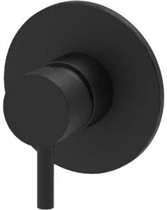 Смеситель для душа Light LIG011NO со встраиваемой частью чёрный матовый Paffoni