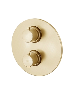 Смеситель для душа Light LIQ019HGSP золото медовое брашированное со встраиваемой частью Paffoni