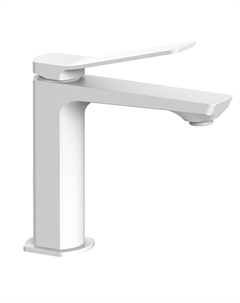 Смеситель для раковины Tilt TI071BO белый матовый Paffoni