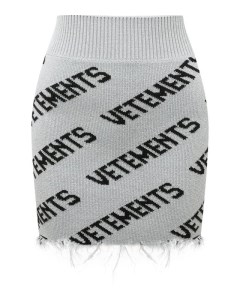 Юбка из вискозы и шерсти Vetements