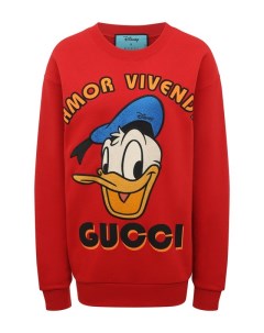 Хлопковый свитшот Disney x Gucci