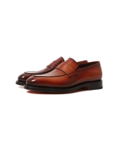 Кожаные лоферы Santoni