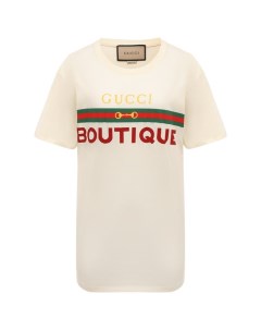 Хлопковая футболка Gucci