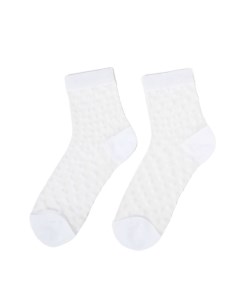 Носки капроновые с белыми вставками Socks