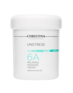 Расслабляющий массажный крем шаг 6a Unstress Relaxing Massage Cream Christina (израиль)