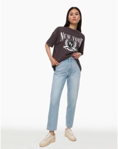 Джинсы New Mom Fit с высокой талией Gloria jeans
