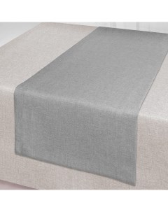 Комплект столового белья скатерть размер 180х150см цвет натуральный дорожка 40х150см цвет серый плот Нет марки