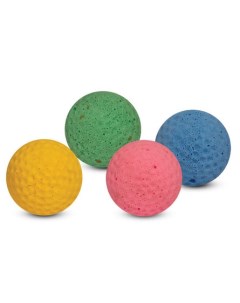 Игрушка для кошек мяч для гольфа одноцветный 1 шт Триол