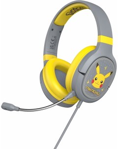 Наушники Technologies PRO G1 Pokemon Pikachu Grey Yellow PK0862 Otl