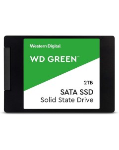 Накопитель SSD 2 5 WDS200T2G0A WD Green 2TB SATA 6Gb s 545MB s MTTF 1M Western digital