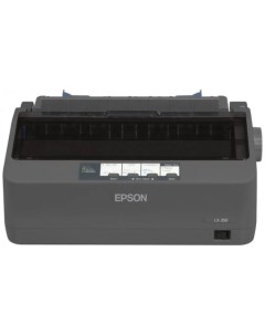 Принтер матричный черно белый LQ 350 A4 цвет черный Epson