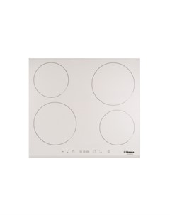 Индукционная варочная панель BHIW67323 70 см 4 конфорки цвет белый Hansa