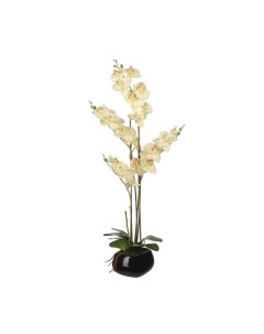 Искусственное растение Белая орхидея 64 см Без бренда