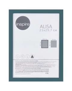 Рамка Alisa 21x29 7 см цвет бирюзовый Inspire