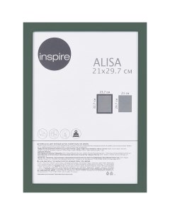 Рамка Alisa 21x29 7 см цвет зеленый Inspire