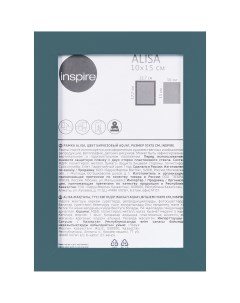 Рамка Alisa 10x15 см цвет бирюзовый Inspire