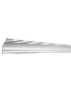 Плинтус потолочный полистирол для натяжного потолка под светодиодную ленту П 10 70 40 белый 40x70x20 Де-багет