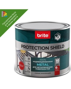 Грунт эмаль по ржавчине Protect Shield полуматовая цвет прозрачный 1 8 л Brite