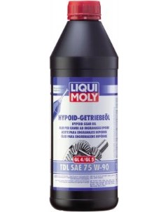 Полусинтетическое трансмиссионное масло Hypoid Getriebeoil TDL 75W90 1 л 1407 Liquimoly