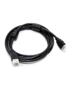 Кабель HDMI 2м APC 200 020F круглый черный 5bites
