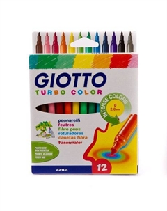 Набор фломастеров "Turbocolor", 12 цветов Giotto