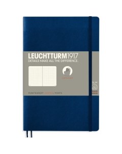 Записная книжка B6 в точку синяя Leuchtturm1917