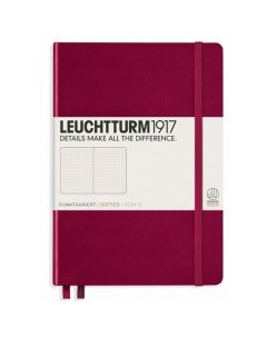 Записная книжка А5 в точку красная Leuchtturm1917