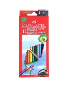 Карандаши цветные с точилкой Eco 12 шт Faber-castell