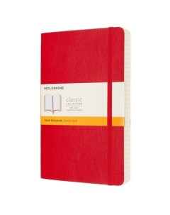 Блокнот Classic Soft Expanded Large 130 х 210 мм 400 страниц линейка мягкая обложка красный Moleskine