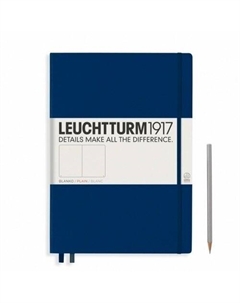 Блокнот Leuchtturm Master, 117 листов, без линовки, синий неви, А4+ Leuchtturm1917