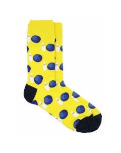 Носки Krumpy Socks Боулинг 40 45 желтый Республика