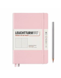 Записная книжка Leuchtturm A5 в точку розовая 251 страниц твердая обложка Leuchtturm1917