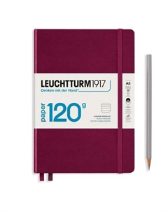Блокнот Leuchtturm Edition А5, в линейку, винный, 203 страниц, твердая обложка Leuchtturm1917