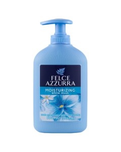 Liquid Soap Moisturizing White Musk Жидкое мыло увлажняющее белый мускус Felce azzurra