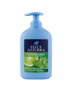 Liquid Soap Antibacterial Mint and Lime Жидкое мыло антибактериальное мята и лайм Felce azzurra