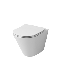 Подвесной унитаз GR-4477S белый глянцевый, с крышкой микролифт Grossman