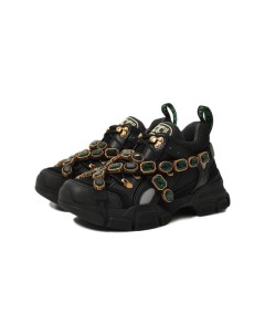 Комбинированные кроссовки Flashtrek Gucci