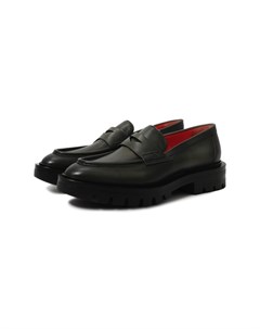 Кожаные лоферы Santoni