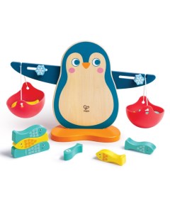 Деревянная игрушка Детская развивающая игра балансир Пингвин 13 элементов Hape