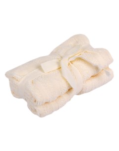 Комплект махровых полотенец Эстетика 2 шт 30х50 см молочный Дм