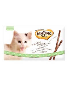 Лакомые палочки для кошек с уткой и кроликом 10штх5г Мнямс