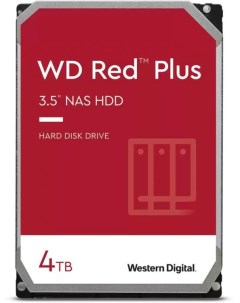 Жесткий диск 4TB SATA 6Gb s WD40EFPX Red Plus NAS 3 5 5400 RPM 128MB WD40EFZX Western digital