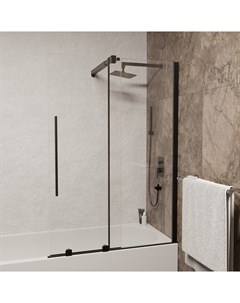 Шторка на ванну Screens SC 47B 100х150 стекло прозрачное Rgw