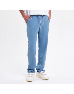 Синие брюки с принтом Lilibu store